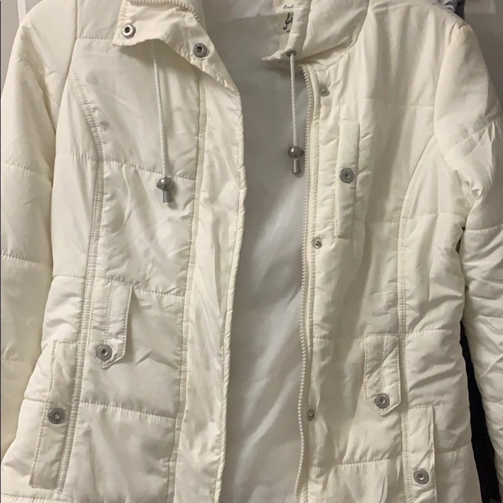 White winter jacket